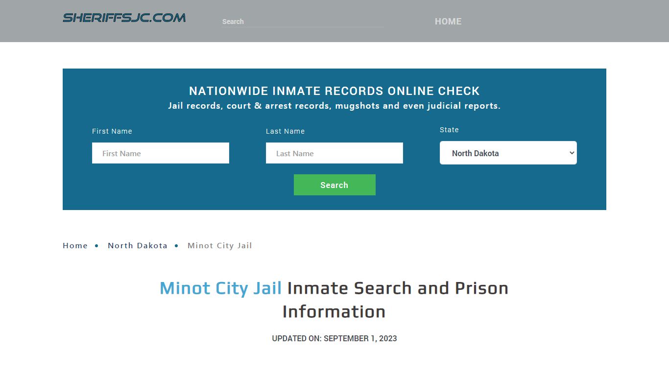 Minot City Jail Inmate Search, Visitation, Phone no. & Mailing Information